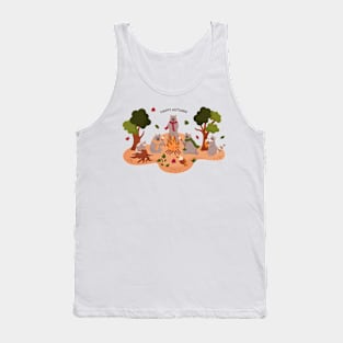 Happy Animals Autumn Band Tank Top